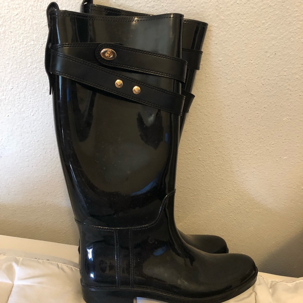Coach rain boots